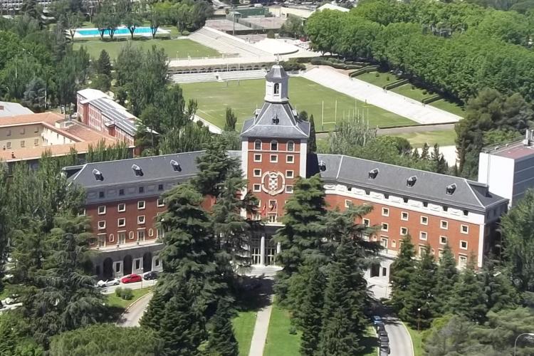 aerial view of the rectorate building